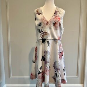 Ted Baker Size 5 Floral Sleeveless Dress